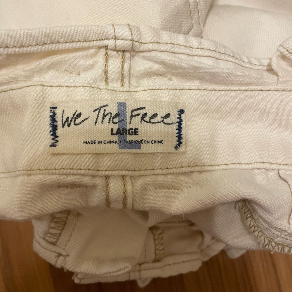 Free People We the Free Nova Denim Paperbag Shorts - Picture 5 of 7